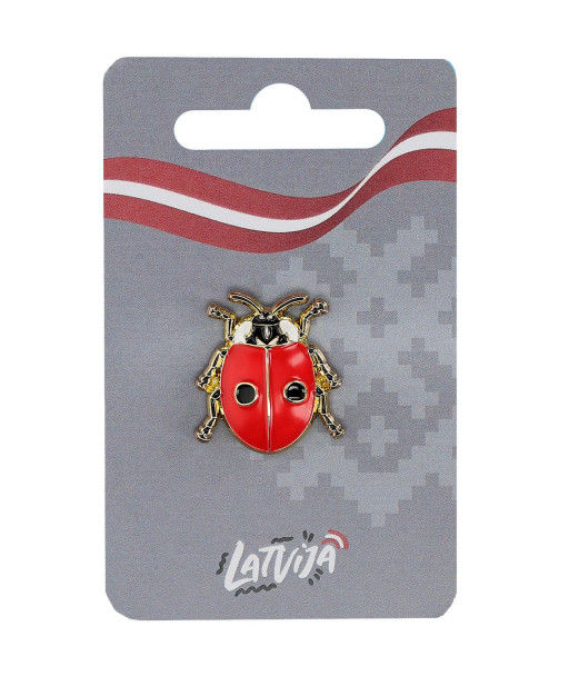 Emblēma Latvijas divpunktu mārīte